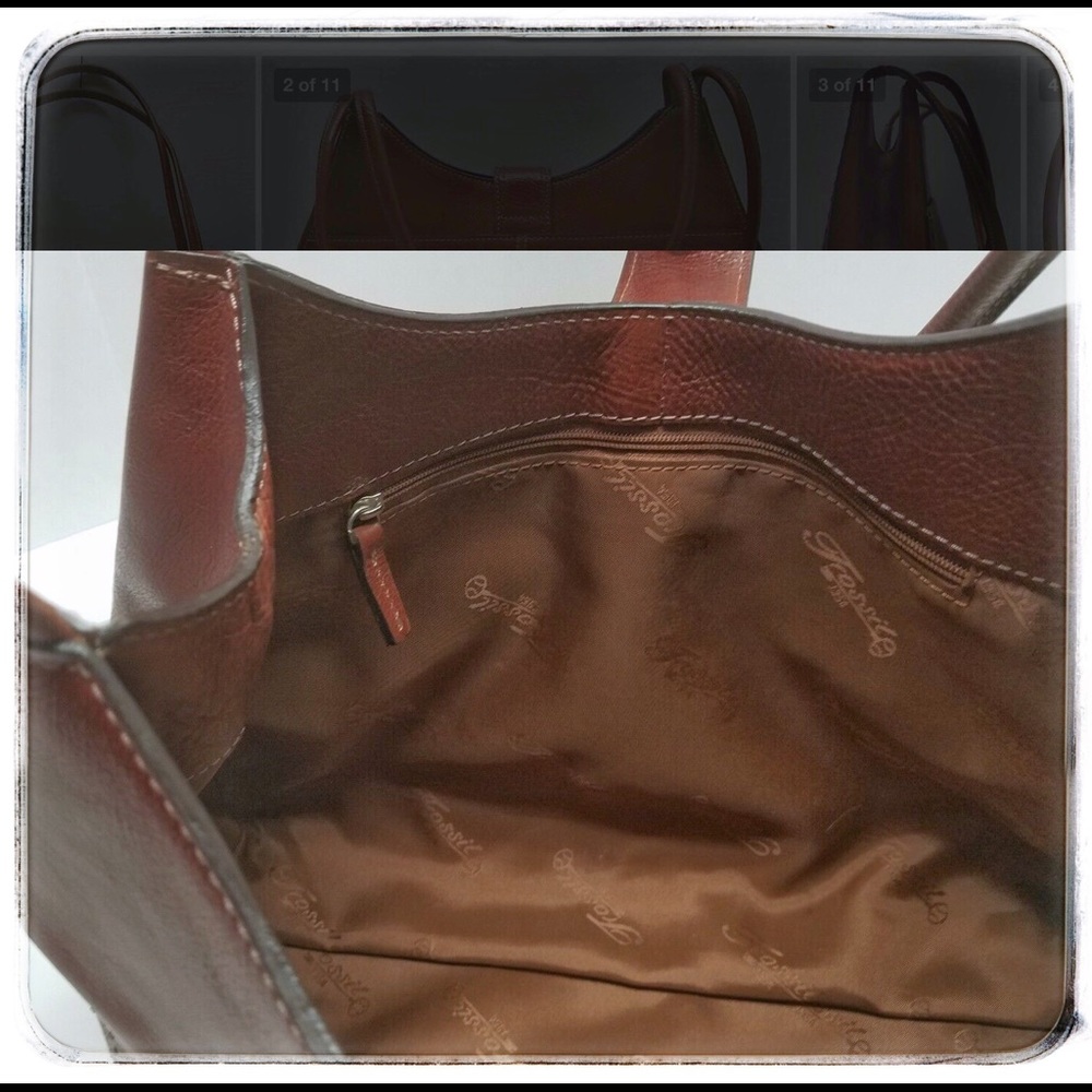 Fossil “Sedona” Leather Tote. - Picture 7 of 8